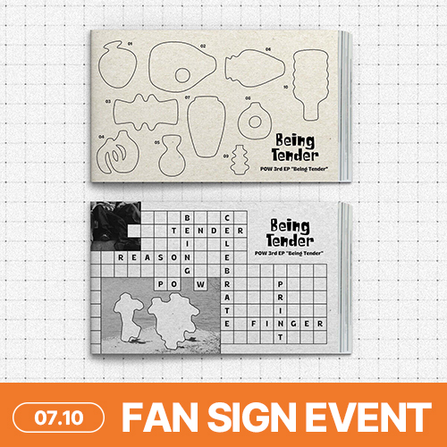 (0710 대면) POW (파우) - 미니3집 : Being Tender [Photobook Ver.][2종 중 1종 랜덤]-thumbnail