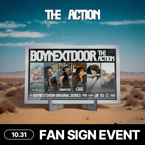 (1031 대면) BOYNEXTDOOR (보이넥스트도어) - 5th EP [The Action](Frame ver.)[6종 중 1종 랜덤]-thumbnail